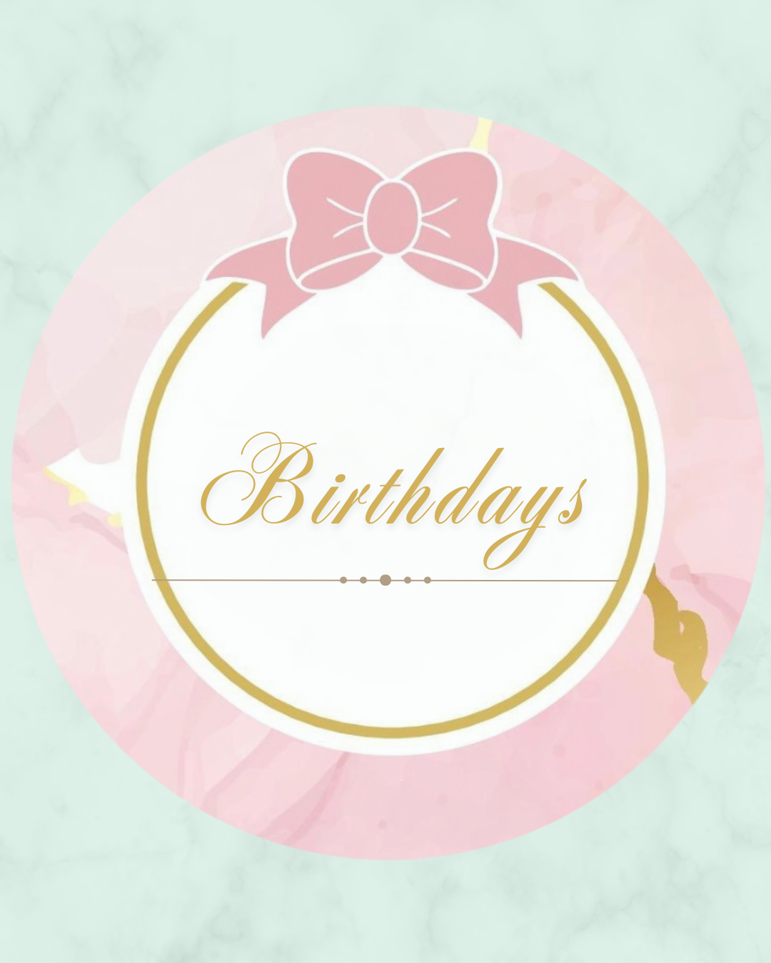 BIRTHDAYS