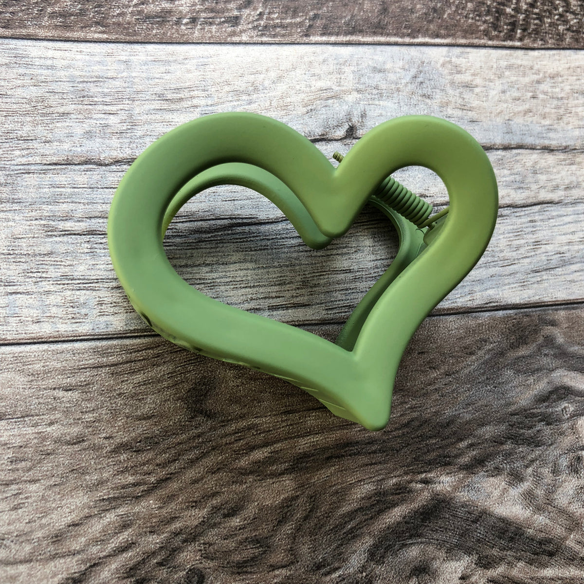 Heart Shaped Claw Clips