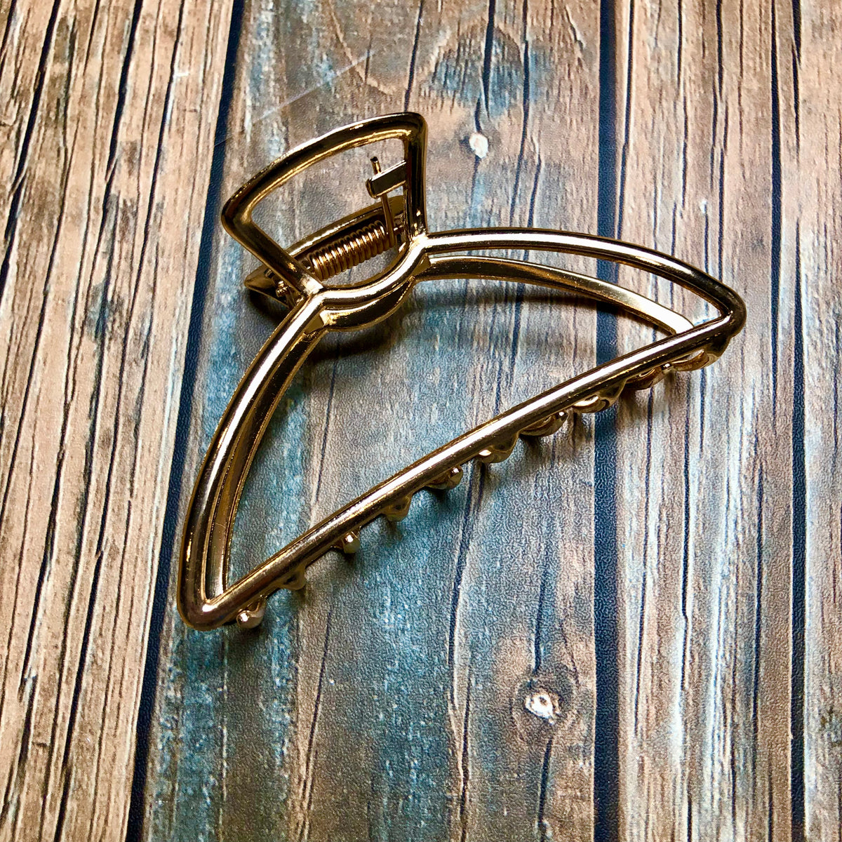 Metallic Large Claw Clips