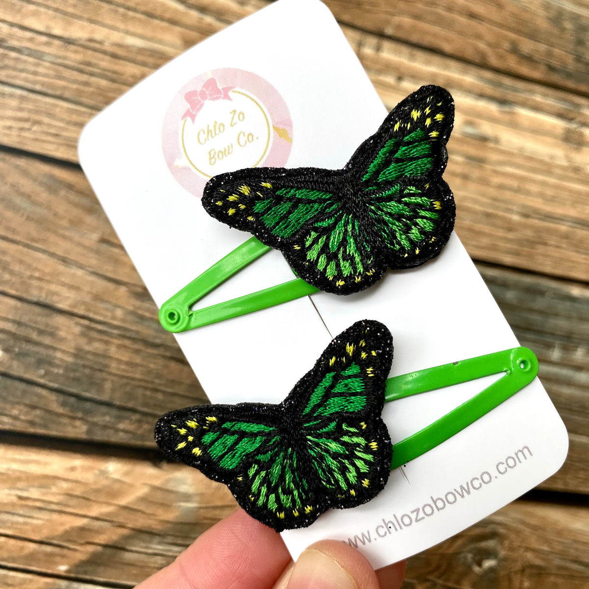 Butterfly Feltie Snap Clip Sets