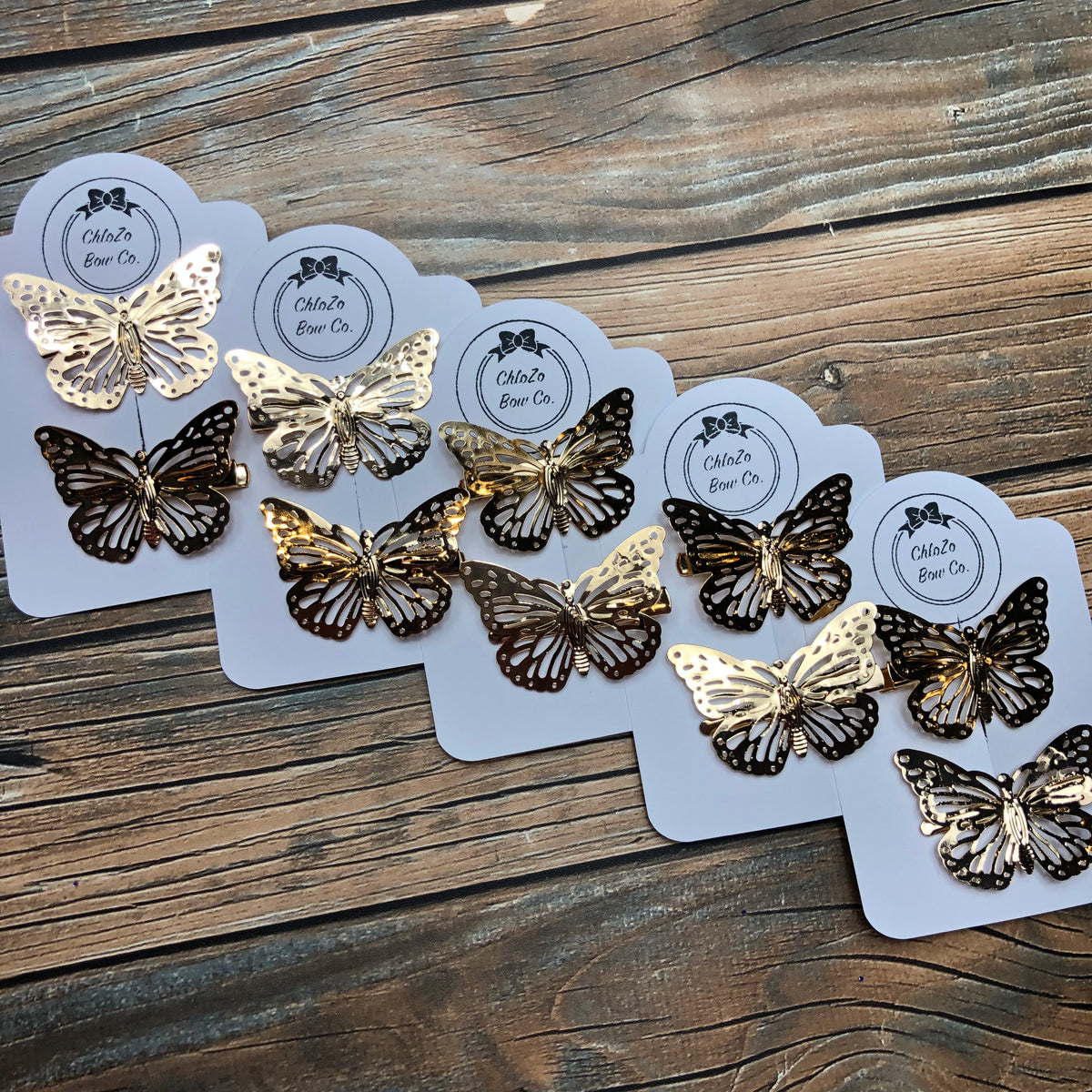 Gold Butterfly’s Set
