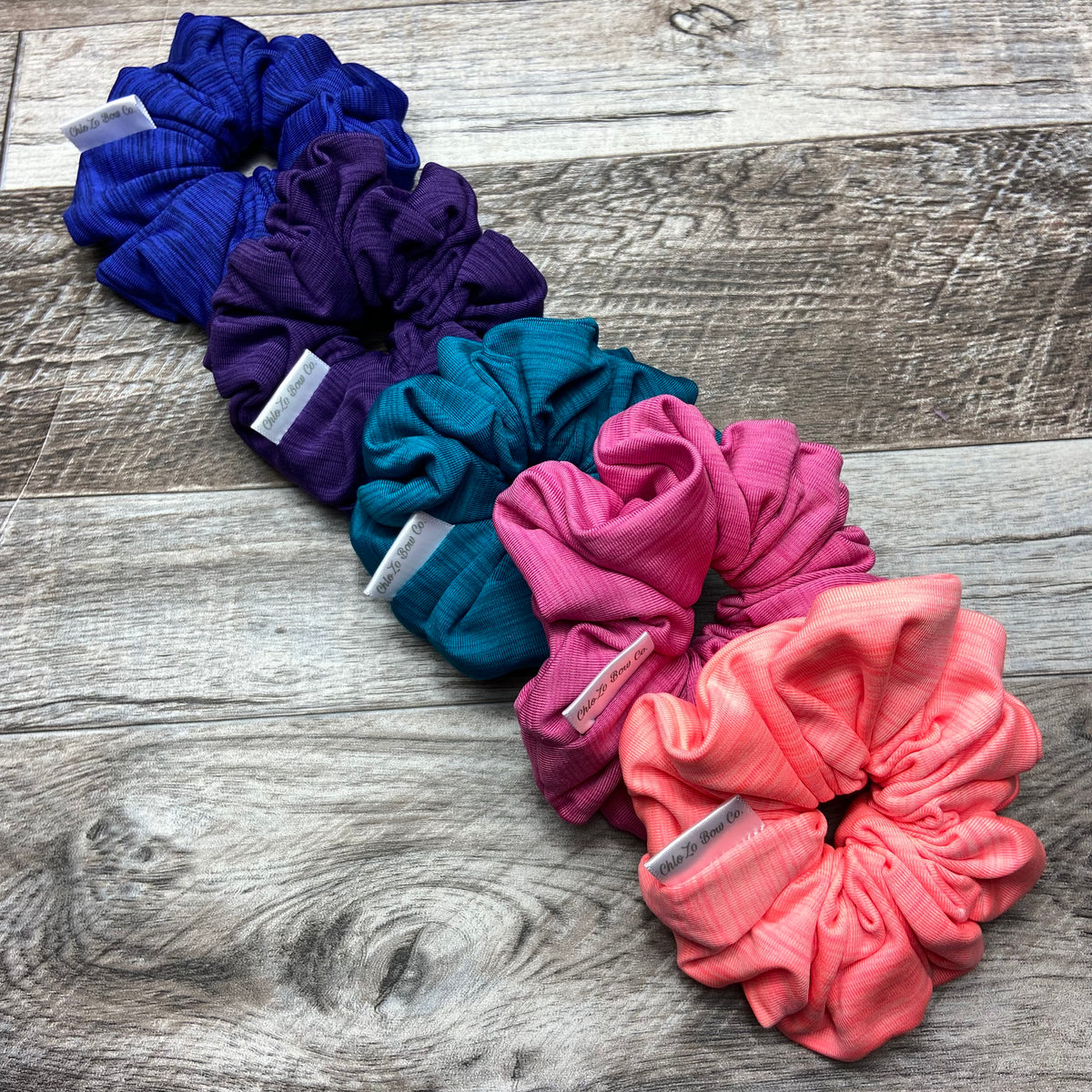 The Sweat Collection: Heather Scrunchies